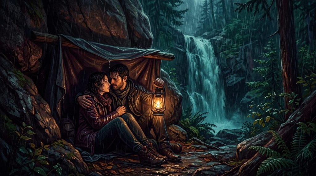 Capa do artigo "Conto Erótico: Ao Ar Livre — A Trilha que Terminou na Cachoeira"