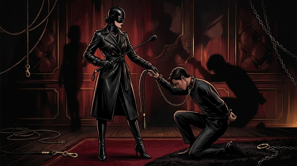 Capa do artigo "O que é Dominatrix? Dominação, Submissão e o Jogo de Poder no Sexo"