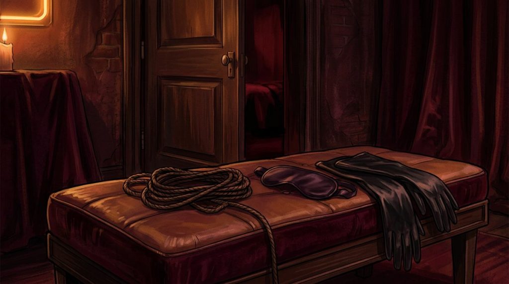 Capa do artigo "Conto Erótico BDSM: A Sala Proibida (Relato Dom/sub)"