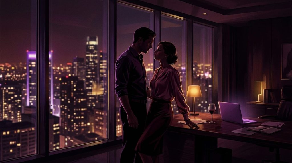Capa do artigo "Conto Erótico: A Secretária e o Chefe — Uma Noite no Escritório"
