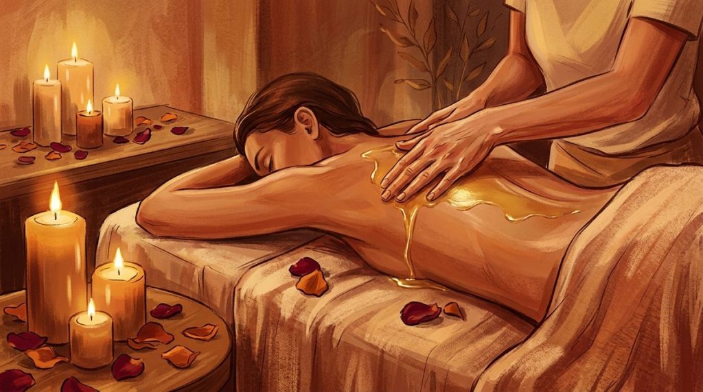Capa do artigo "Como Fazer Massagem Erótica no Parceiro: Técnicas que Deixam Ele/Ela Louco(a)"