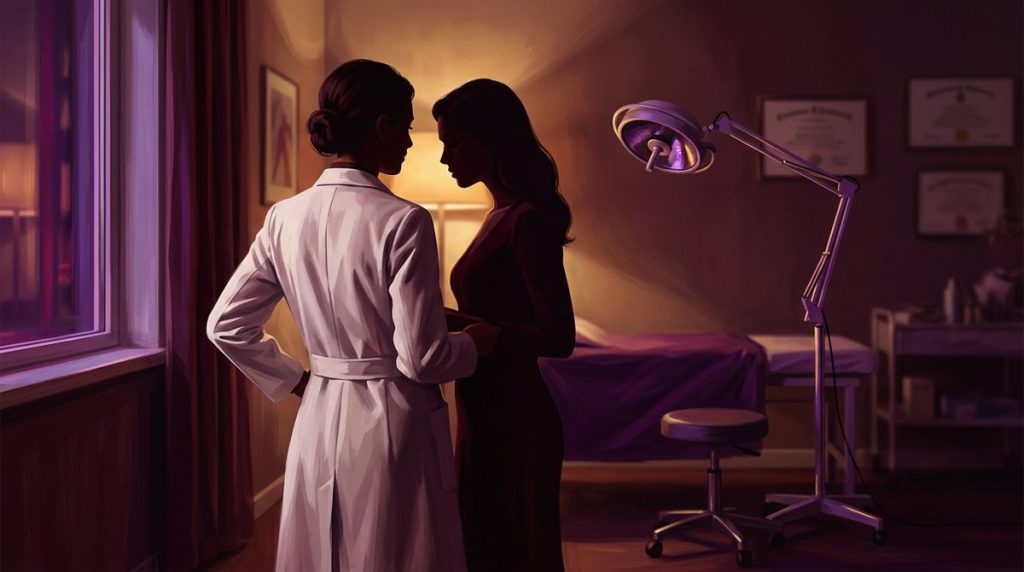 Capa do artigo "Conto Erótico de Médica: A Última Consulta do Dia (Lésbico)"
