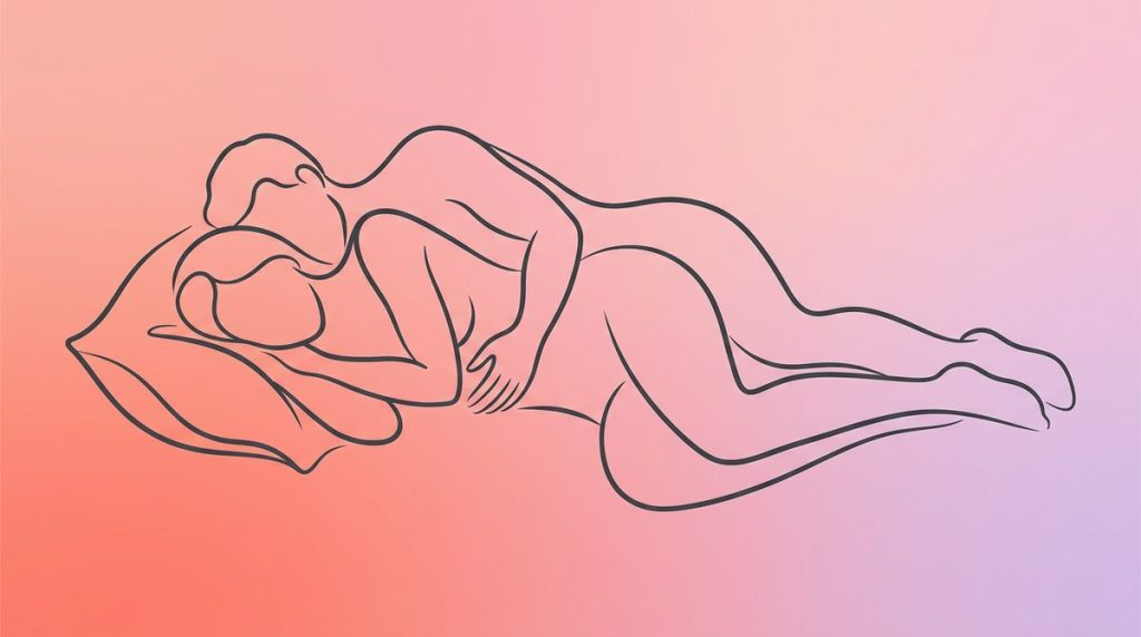 Capa do artigo "Sexo de Conchinha: A Posição Mais Íntima para Casais"