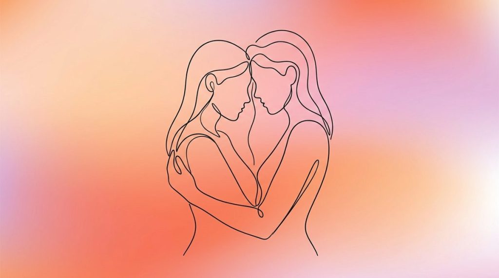 Capa do artigo "Posições Sexuais Lésbicas: Guia Completo de Prazer para Casais F/F"
