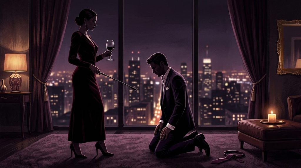 Capa do artigo "Conto Erótico Dominatrix: O Escravo de Luxo (Submissão Masculina)"