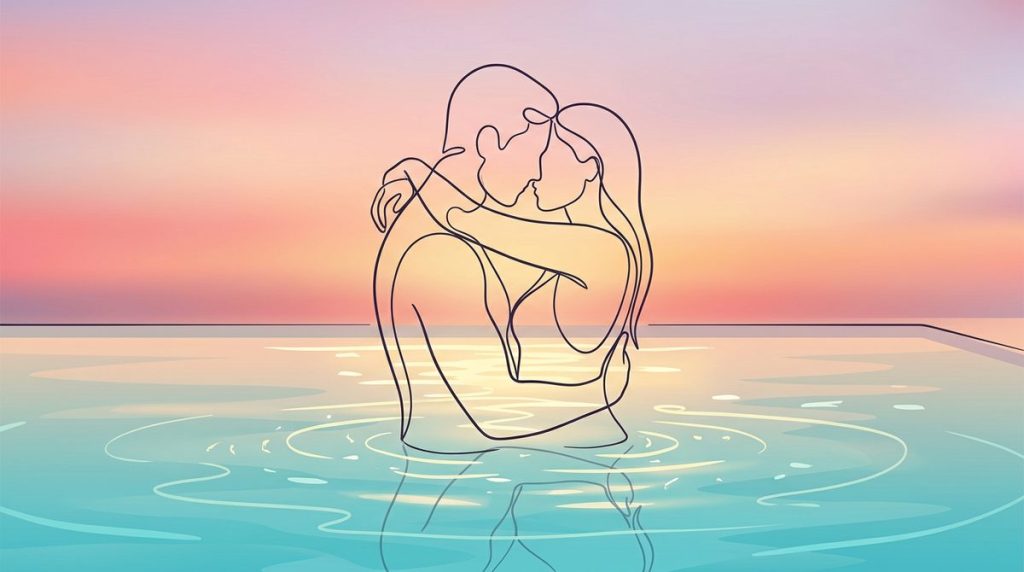 Capa do artigo "Sexo na Piscina: Como Fazer, Posições e Cuidados com a Saúde"