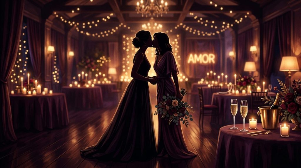 Capa do artigo "Conto Erótico Lésbico: A Cerimônia de Casamento — Depois da Festa"