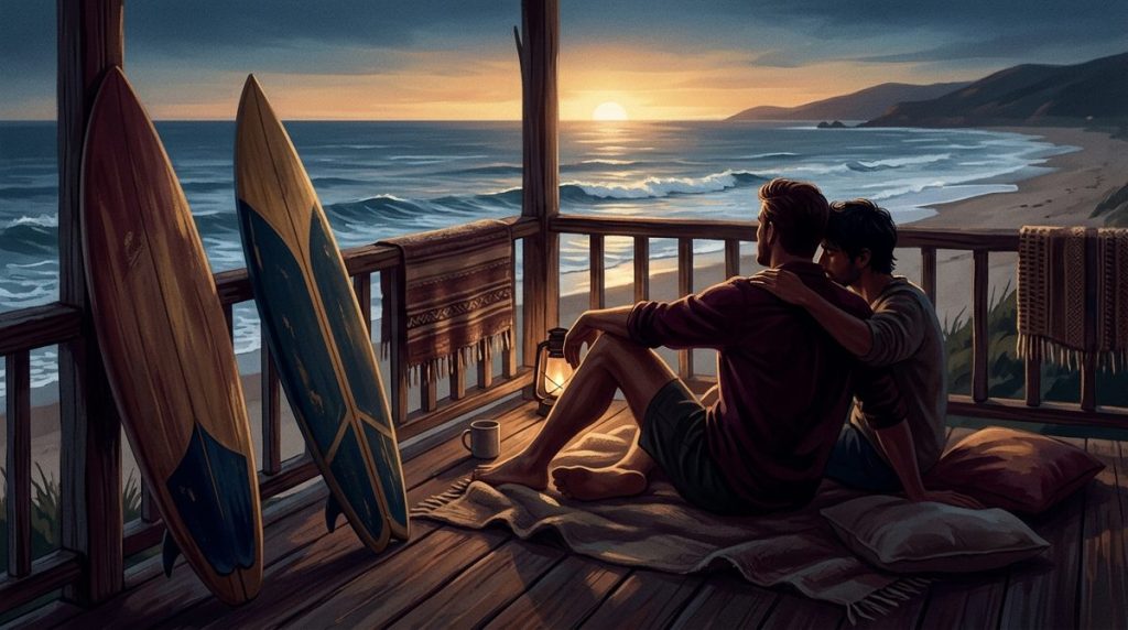 Capa do artigo "Conto Erótico Gay: O Surfista — Verão no Litoral"