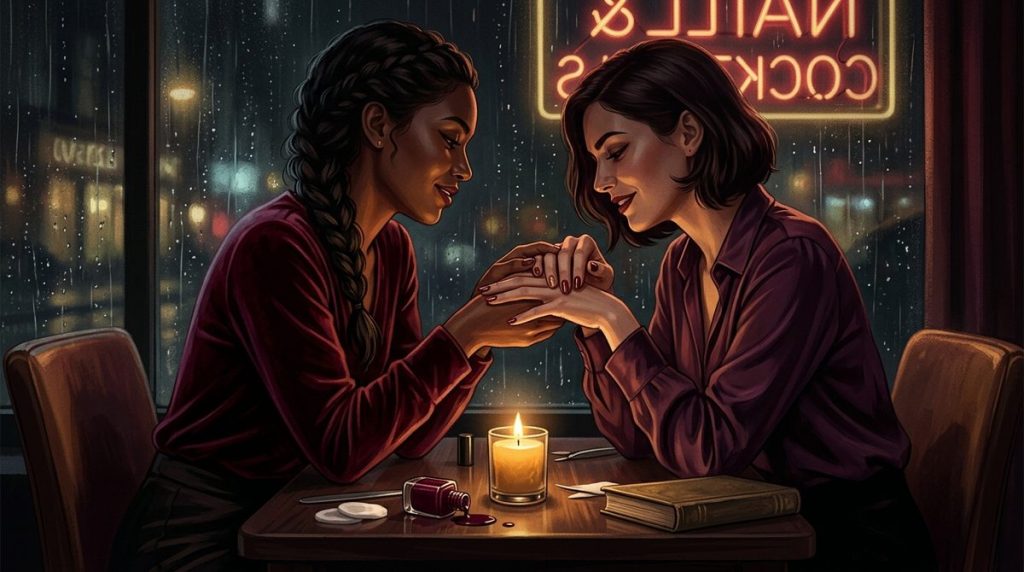 Capa do artigo "Conto Erótico Lésbico: A Manicure — Quando as Mãos Falam (F/F)"