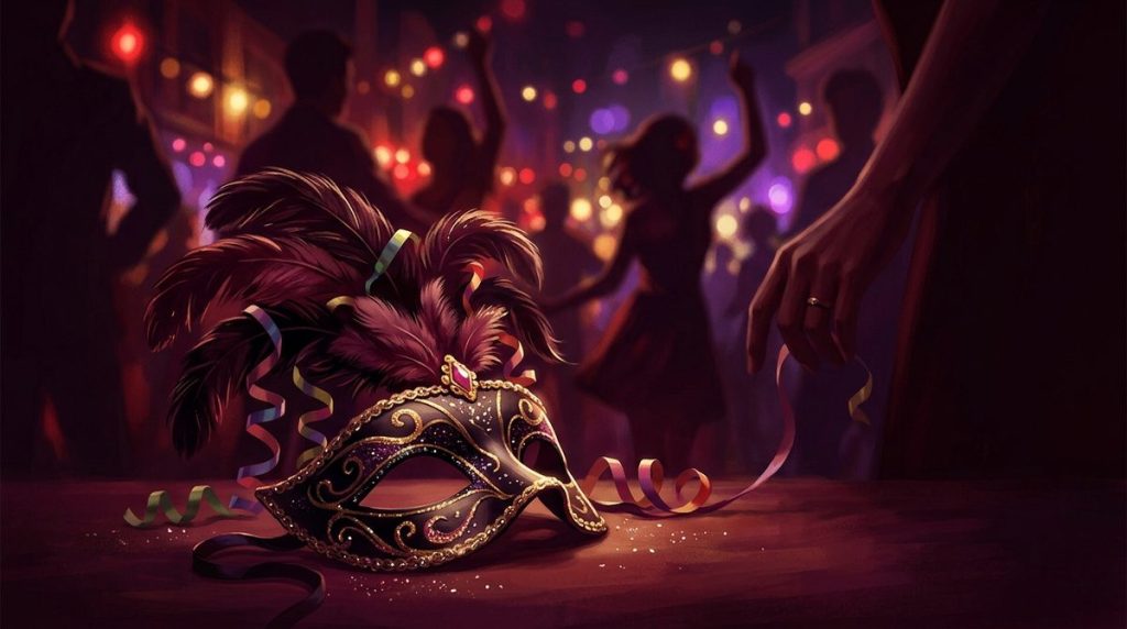 Capa do artigo "Conto Erótico de Carnaval: Máscara, Serpentina e Uma Noite Sem Nome"