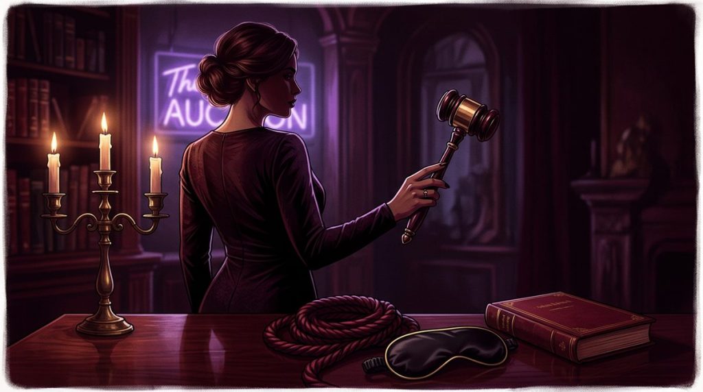 Capa do artigo "Conto Erótico BDSM Leilão: Quando o Jogo Começa Antes do Encontro"