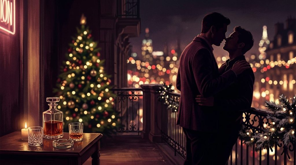 Capa do artigo "Conto Erótico Gay: Natal — O Presente que Ele não Estava Esperando"