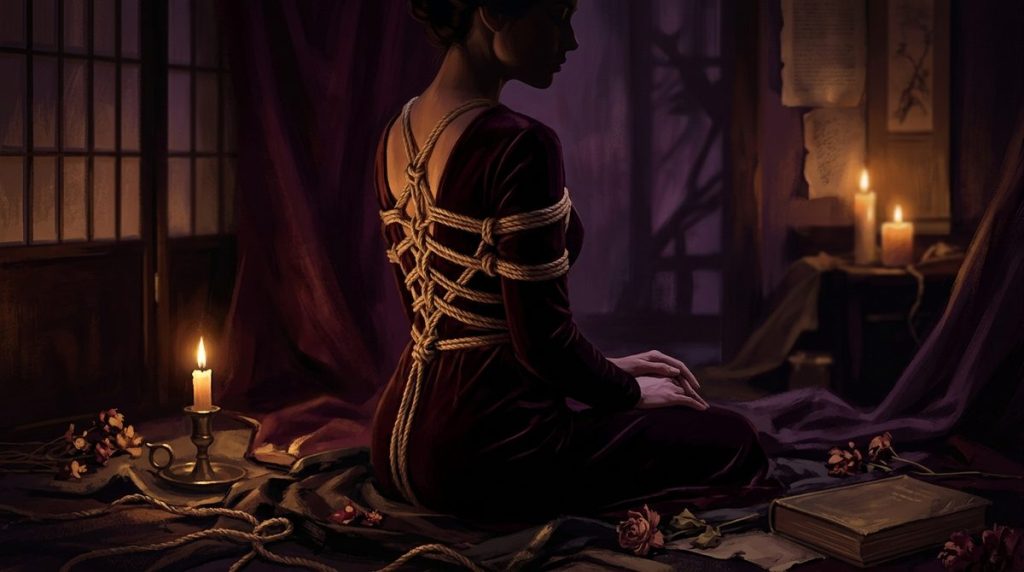 Capa do artigo "Conto Erótico BDSM: Shibari — Quando as Cordas Contam uma História"