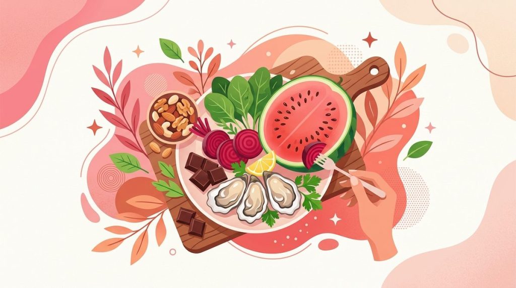 Capa do artigo "Alimentação e Sexo: Como a Dieta Afeta o Prazer e a Libido"