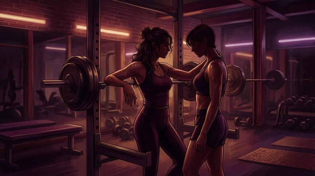 Capa do artigo "Conto Erótico Lésbico: Personal Trainer — Limite de Repetições"